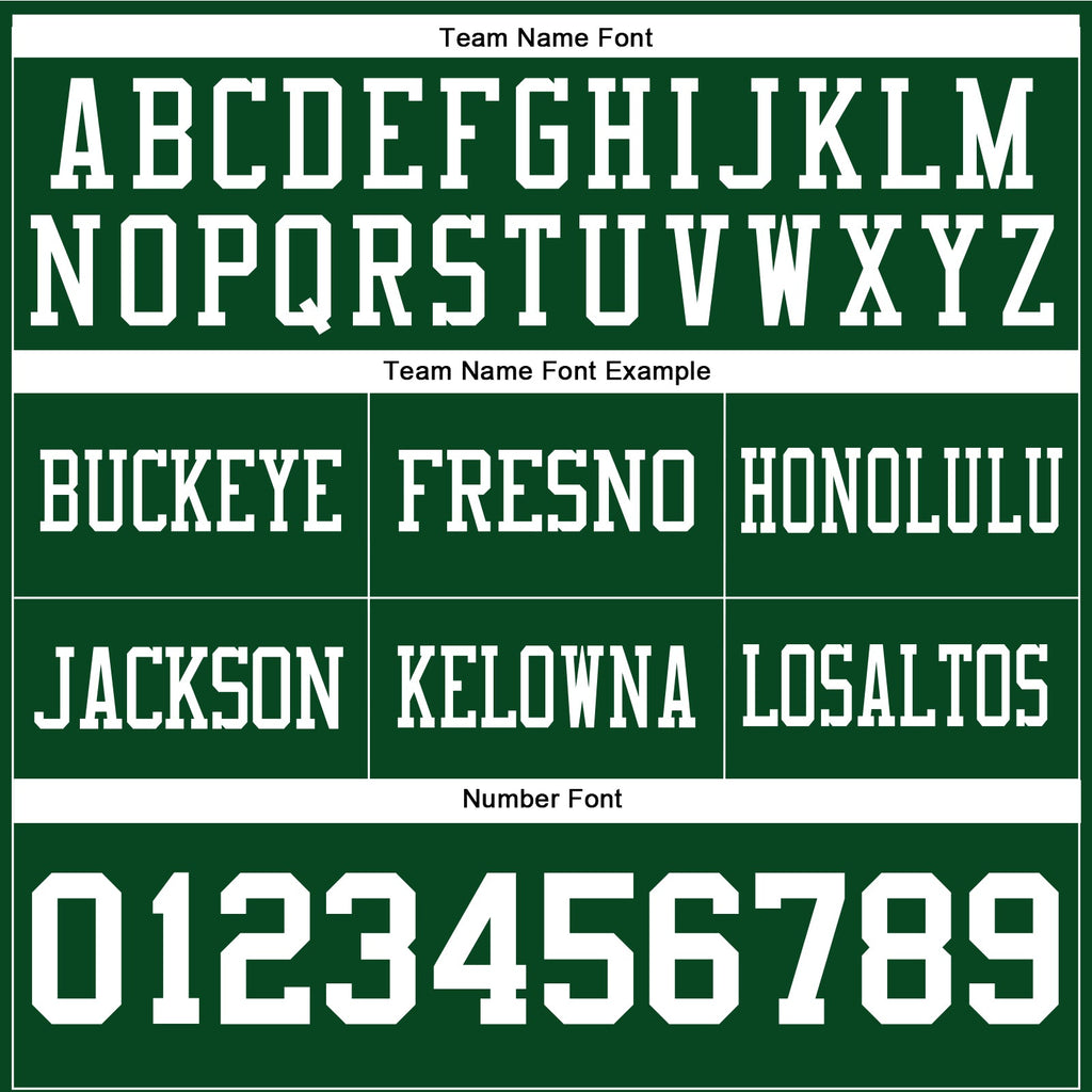 Custom Green White Authentic Football Jersey