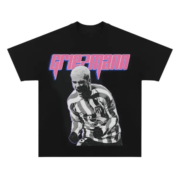 Griezmann Y2k Griezmann Soccer Shirt Sport Fan Cotton Comfort Menswear Womenswear Streetwear T-Shirts
