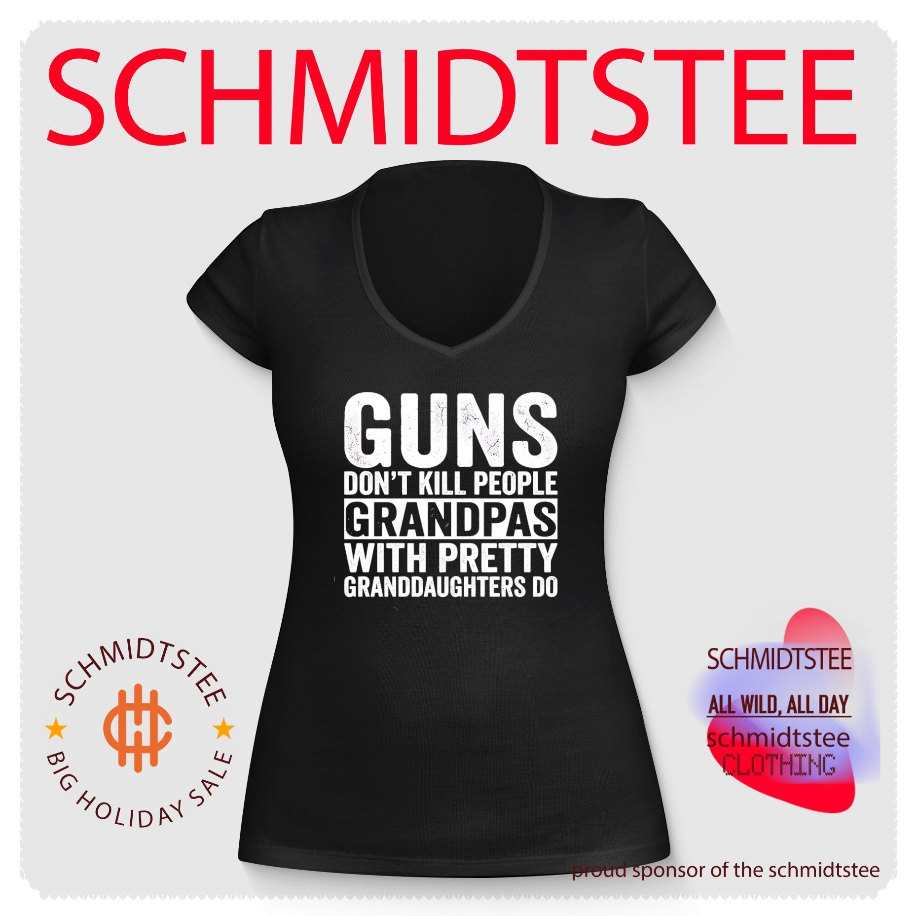 Guns don’t kill people grandpas with pretty granddaughters do shirt