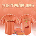 Gwinnett Stripers Georgia Peaches Baseball Jersey