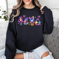 Halloween Ghost Neon Coquette Bow Shirt Neon Spooky Ghosts Spooky Season T-Shirts