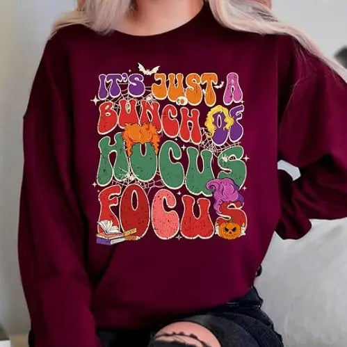 Halloween Hocus Focus Teacher Teachers Halloween Shirts Teacher Halloween Shirt Hocus Focus Shirt Trick Teach Shirt Spooky Teacher Retro Ghost Teacher Shirt Teacher T-Shirts