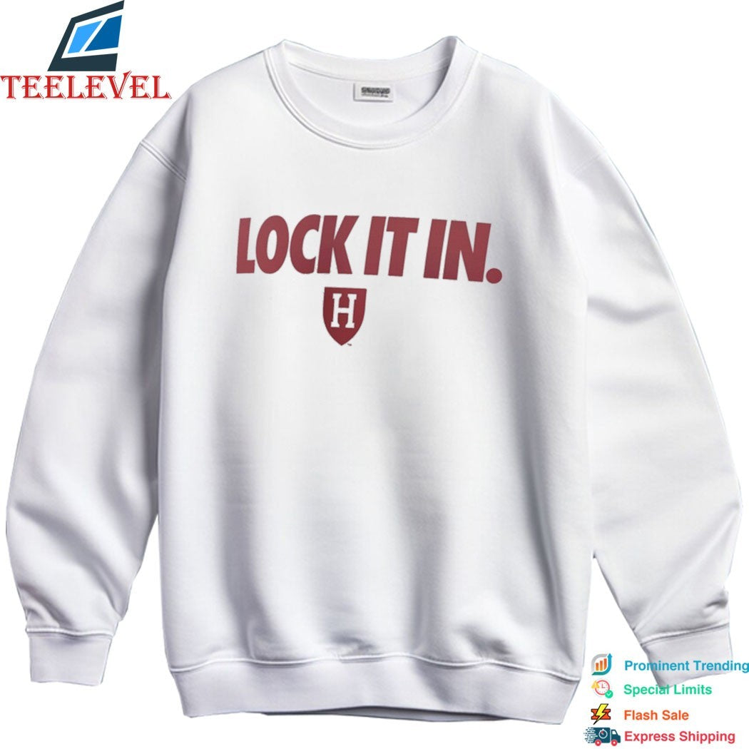 Harvard Crimson Lock It In  T-Shirts