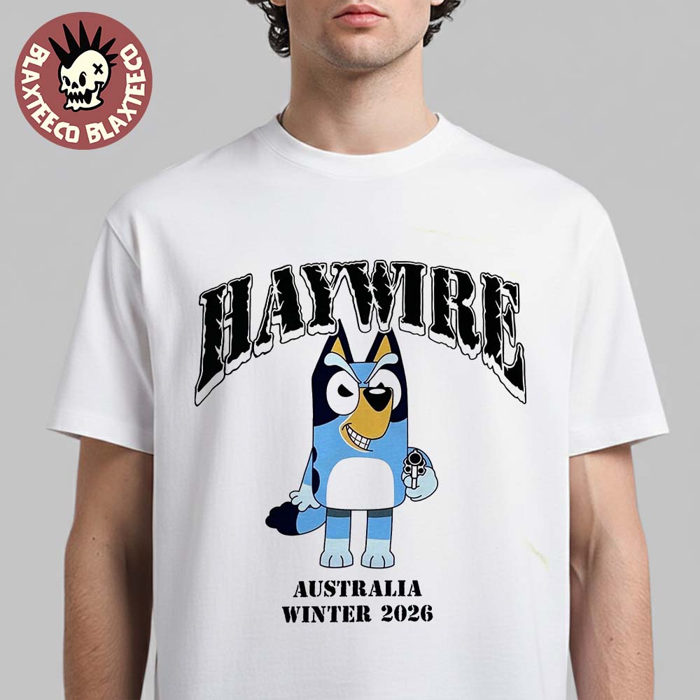 Haywire Australia Winter 2026 Tour Merch Bluey T-Shirt