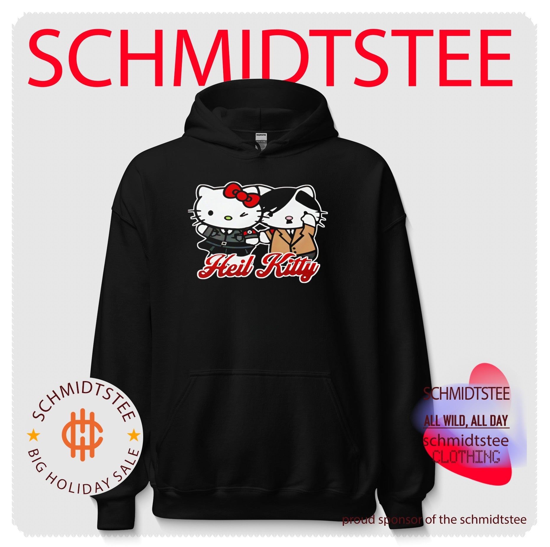Heil Kitty Parody satire dark humor mashup shirt