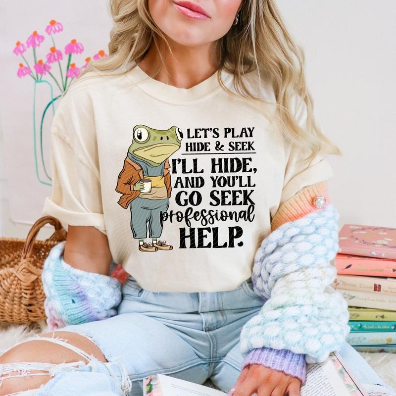 Hide & Seek DTF Transfers THIS IS NOT SHIRT T-Shirts