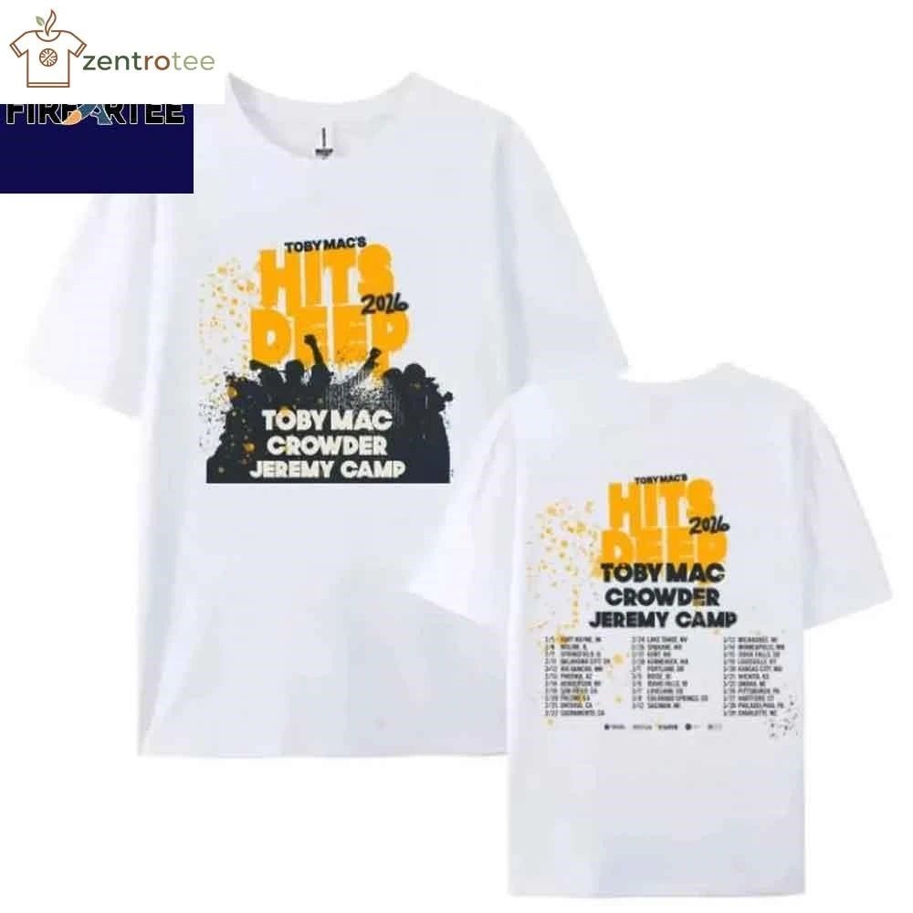 Hits Deep Tour 2026 Tobymac Hits Deep Concert tee