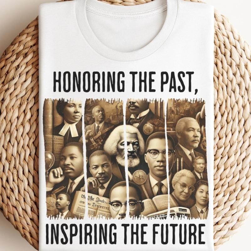 Honoring Past Inspiring Future Black History Month Shirt Anti Racism Equality African American Black Pride T-Shirts