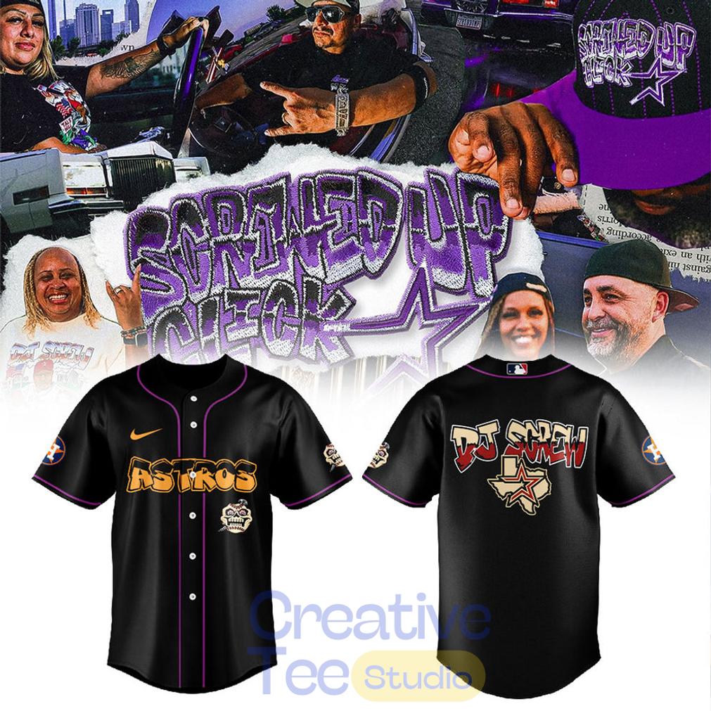Houston Astros x DJ Screw Collection Black Jersey