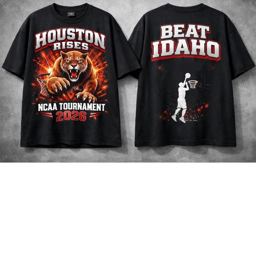 Houston Cougars Dominance 2026 NCAA Tournament Victory Graphic beat Idaho shirt