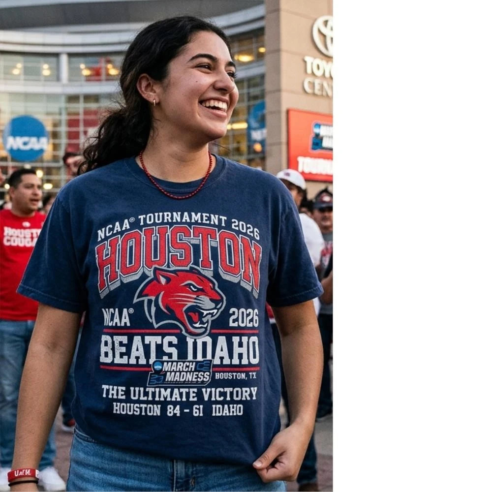 Houston Cougars NCAA Tournament 2026 Victory shirt – Houston Beats Idaho Edition
