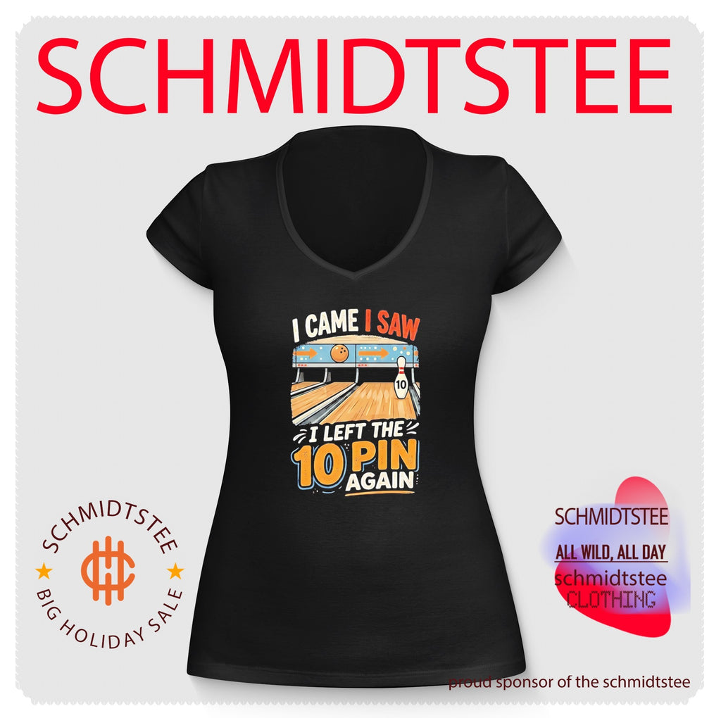 I Came I Saw I Left the 10 Pin Again Bowling Vintage shirt