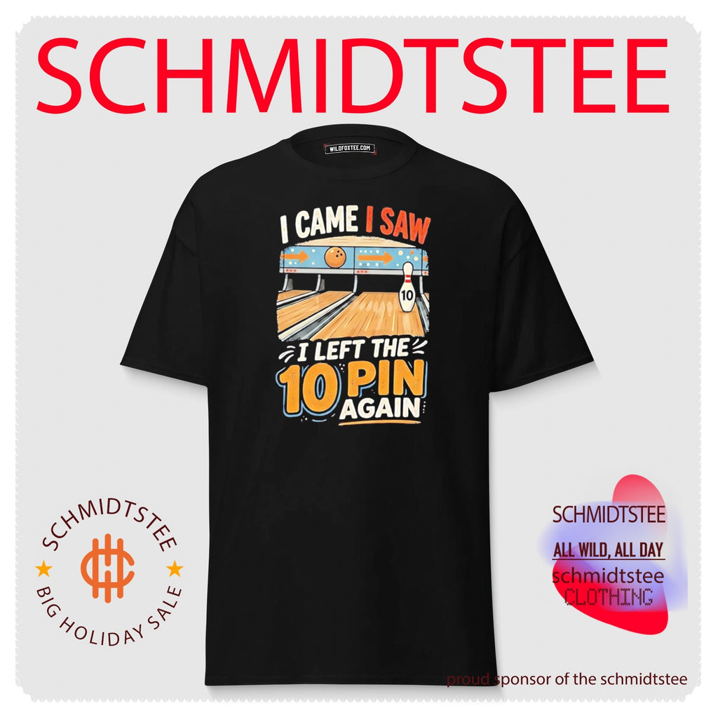 I Came I Saw I Left the 10 Pin Again Bowling Vintage shirt