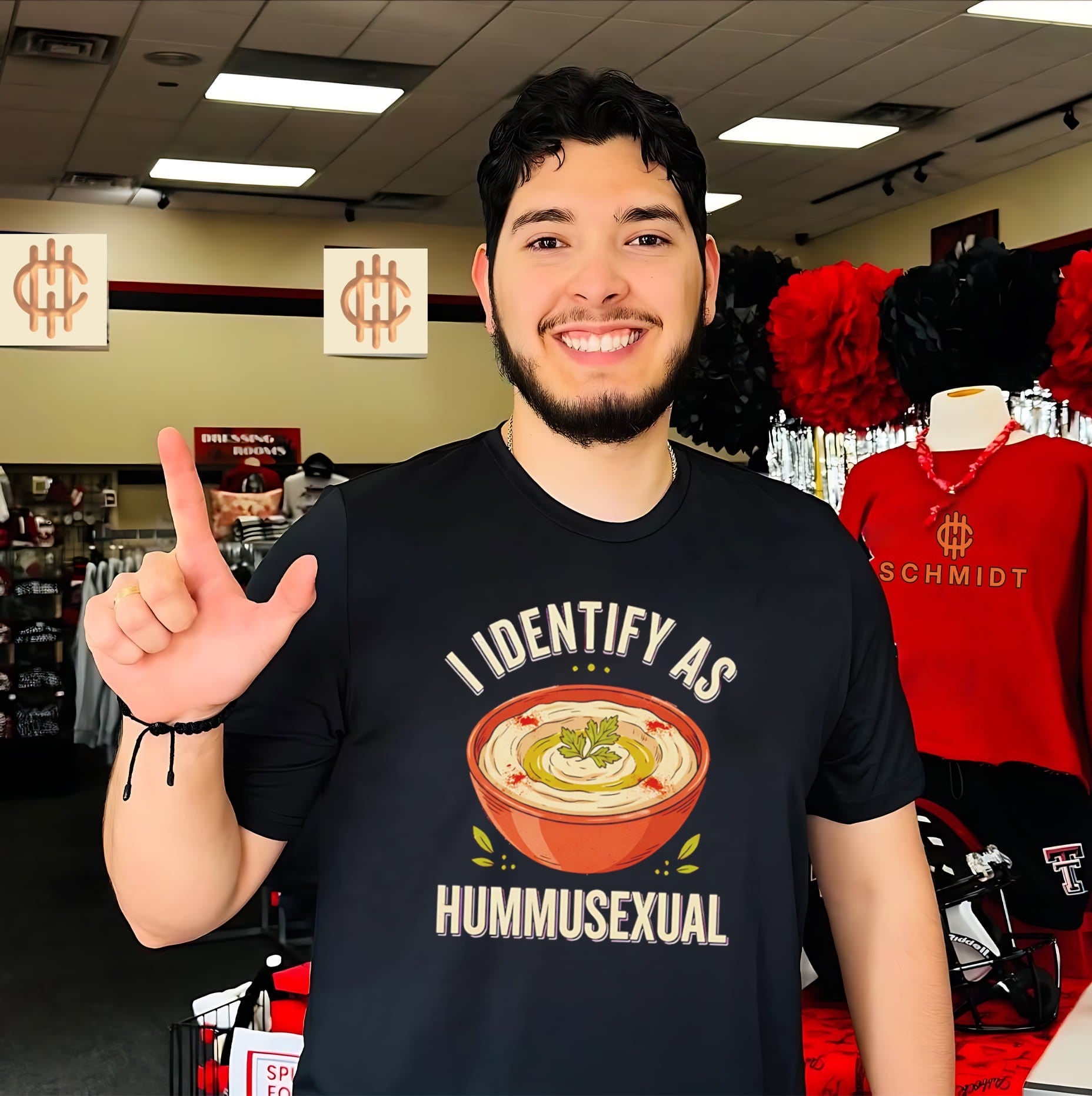 I Identify as Hummusexual hummus foodie shirt