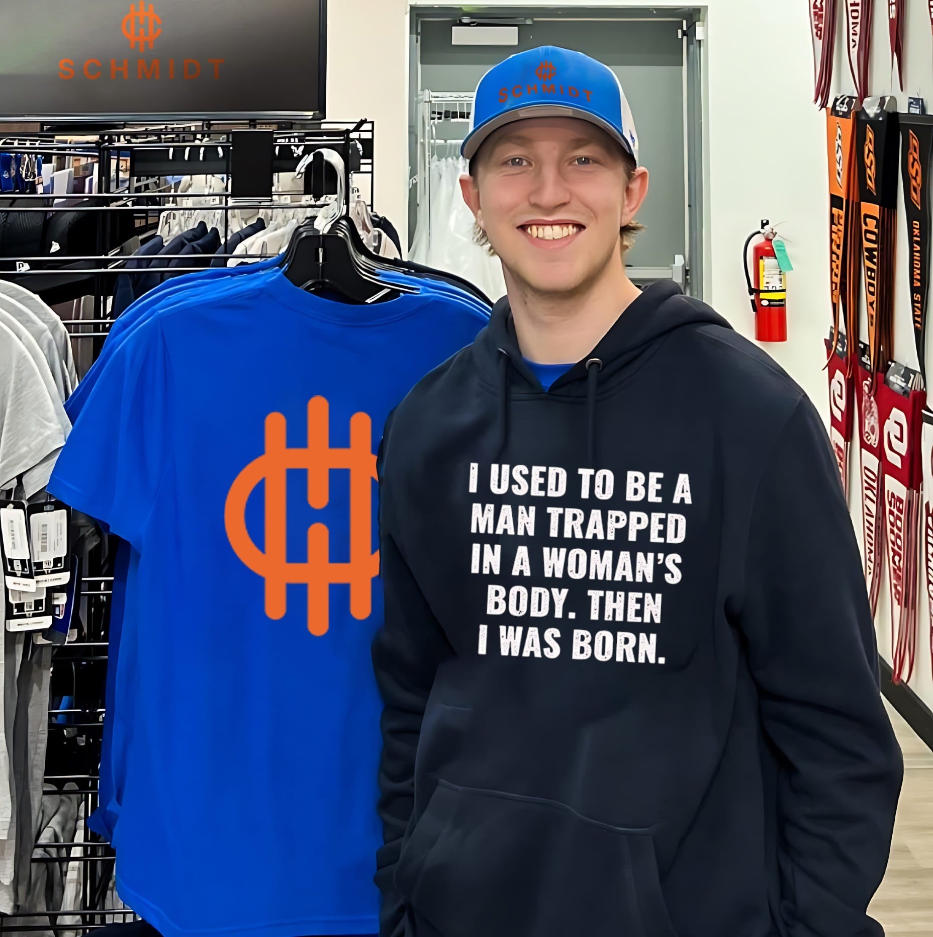I Used to Be a Man Trapped in a Woman’s Body Then I Was Born shirt