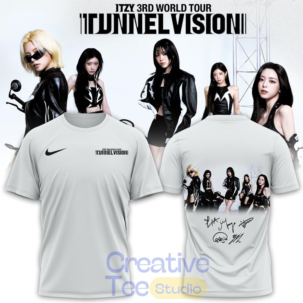 ITZY “Tunnel Vision” World Tour 2026 Signature T- Shirt