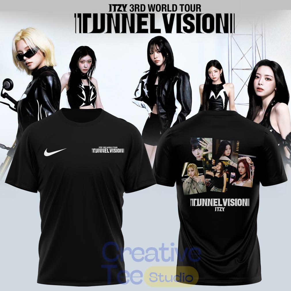 ITZY “Tunnel Vision” World Tour 2026 Signature T- Shirt