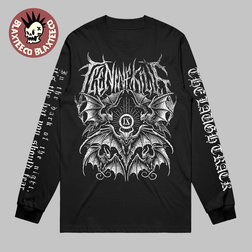 Ice Nine Kills The Laugh Track Black Metal Friday The Bat You Should Fear Long Sleeve T-Shirt