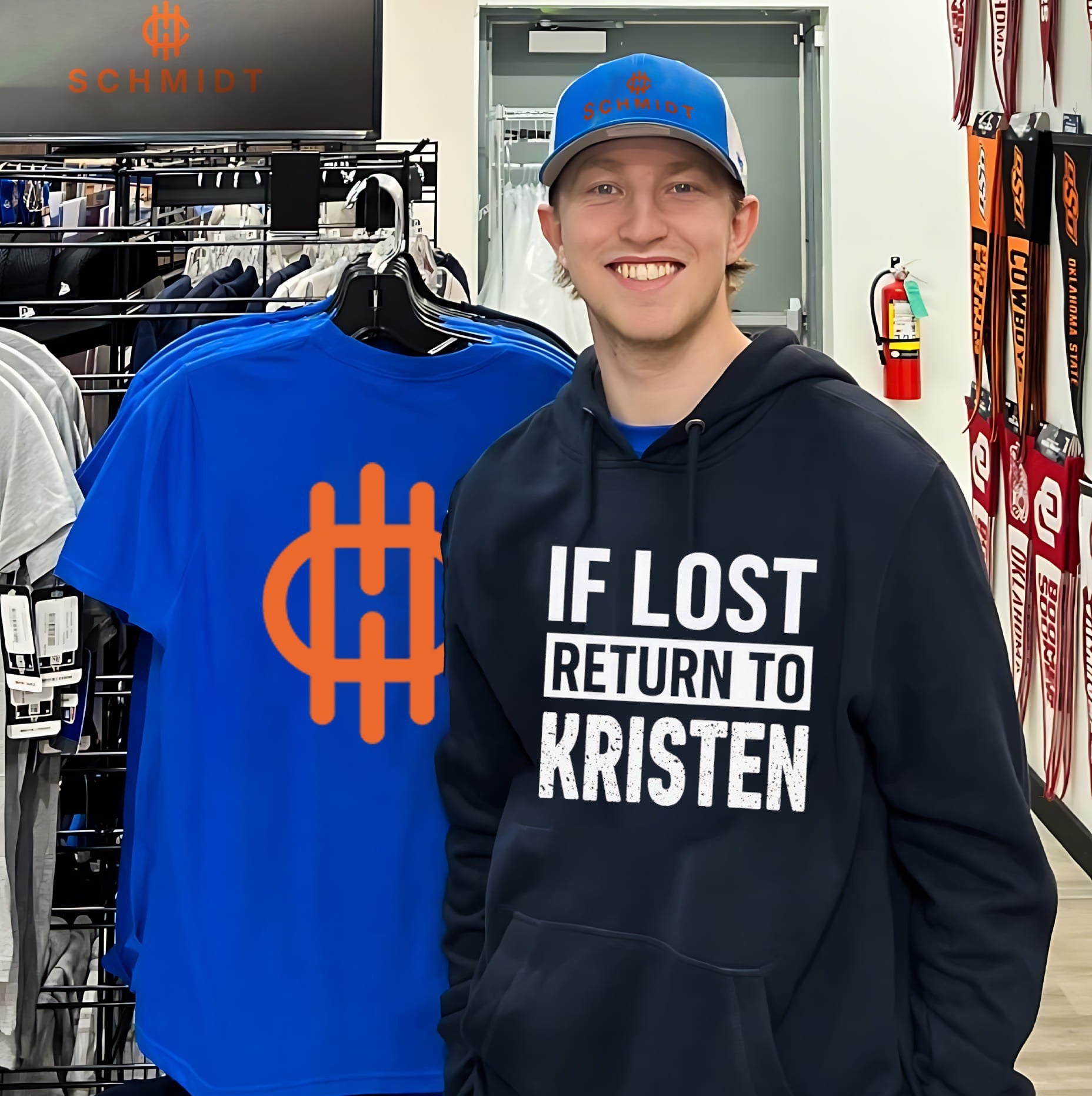 If Lost Return to Kristen Distressed personalized shirt