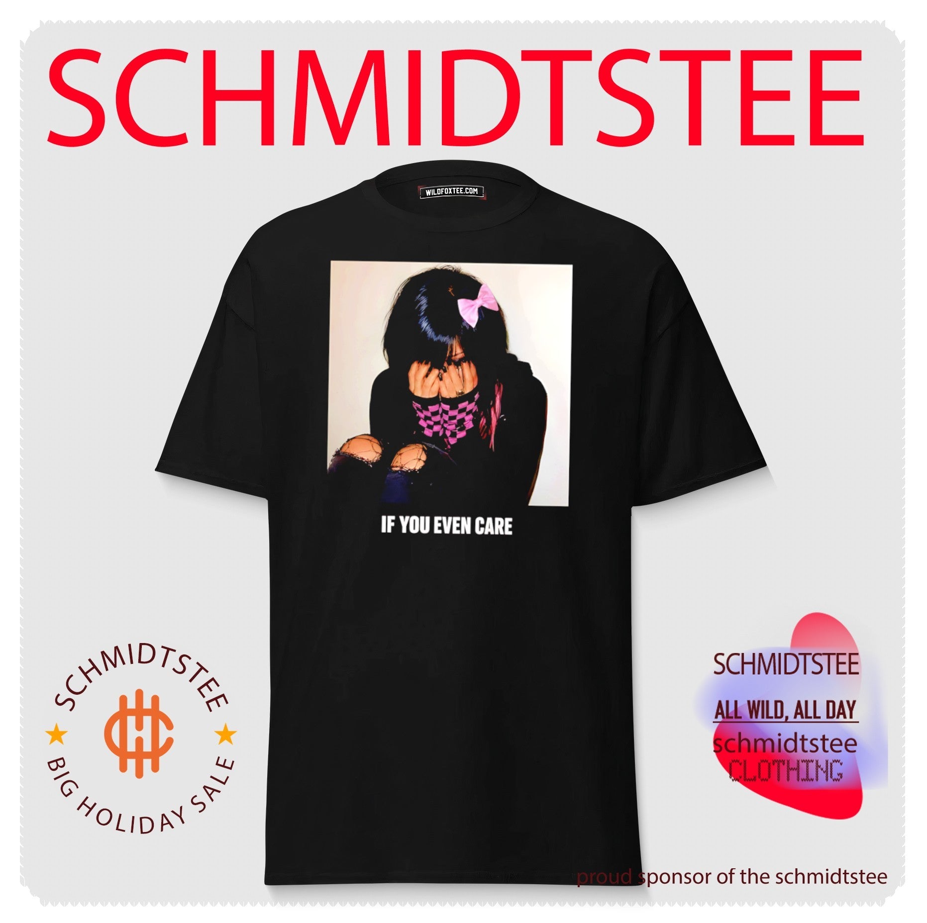 If You Even Care emo sad girl aesthetic shirt