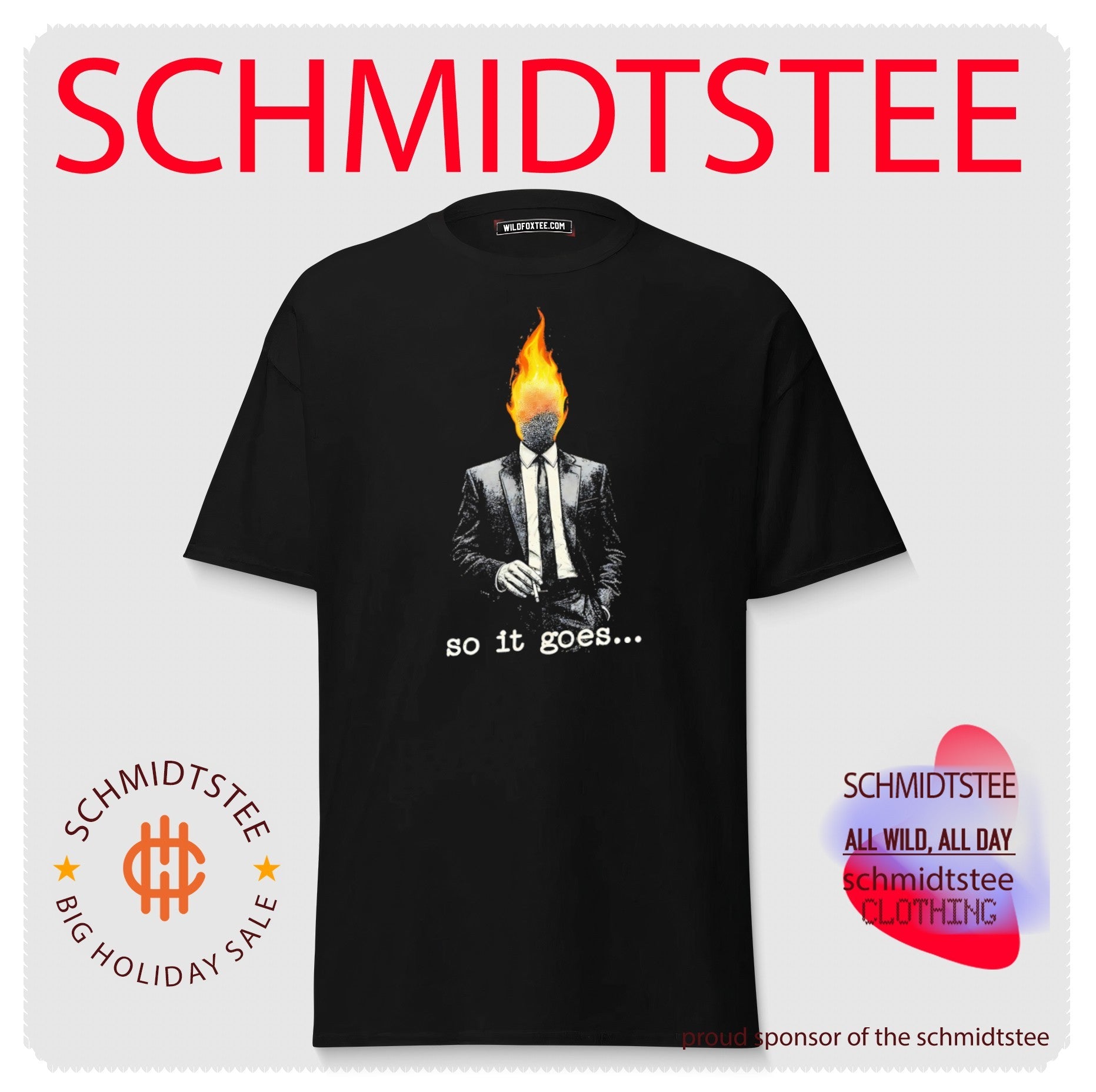 Ignition man in tuxedo so it goes shirt
