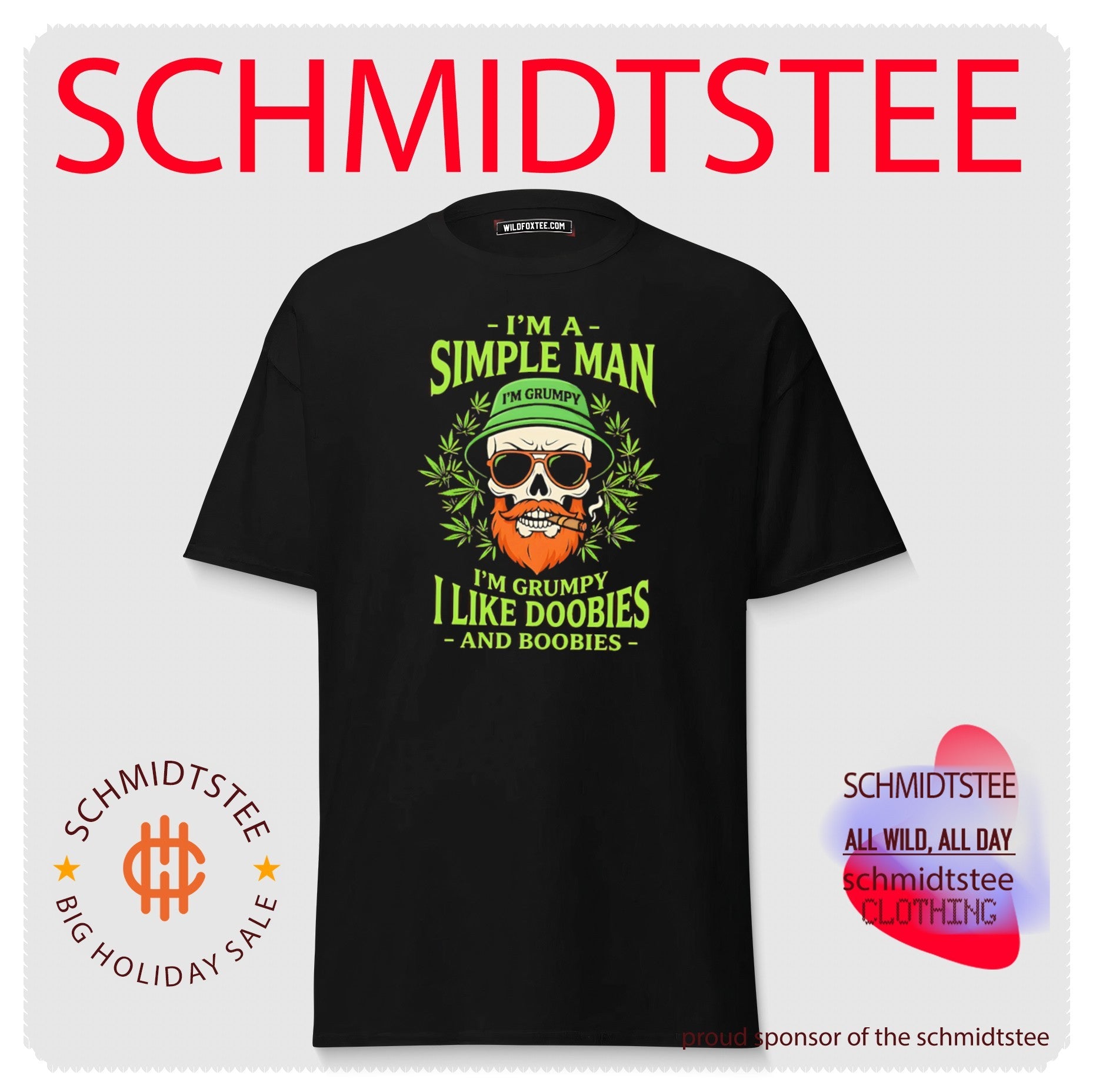 I’m a Simple Man I’m Grumpy I Like Doobies and Boobies shirt