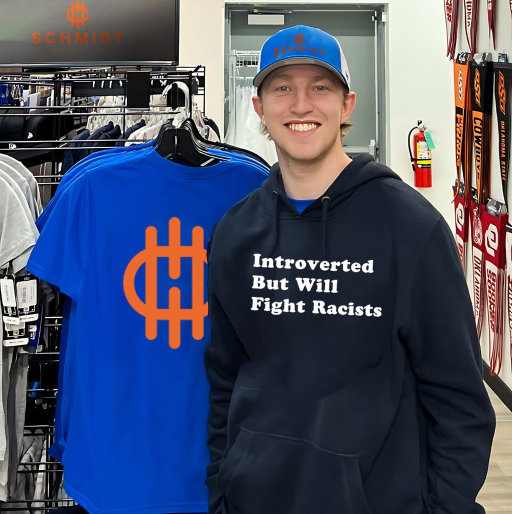 Introverted but Will Fight Racists introvert shirt