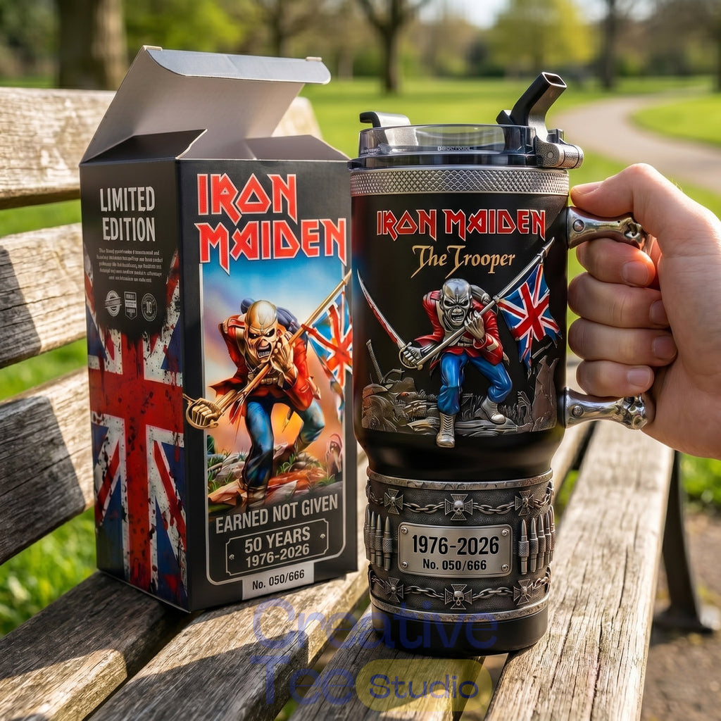 Iron Maiden 50th Anniversary Limited Edition Tumbler