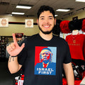 Israel first Trump face shirt