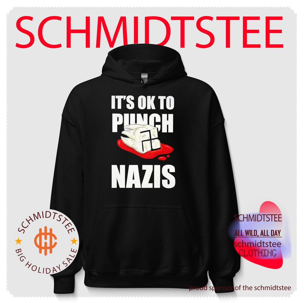 It’s OK to Punch Nazis Tooth anti-nazi political protest shirt