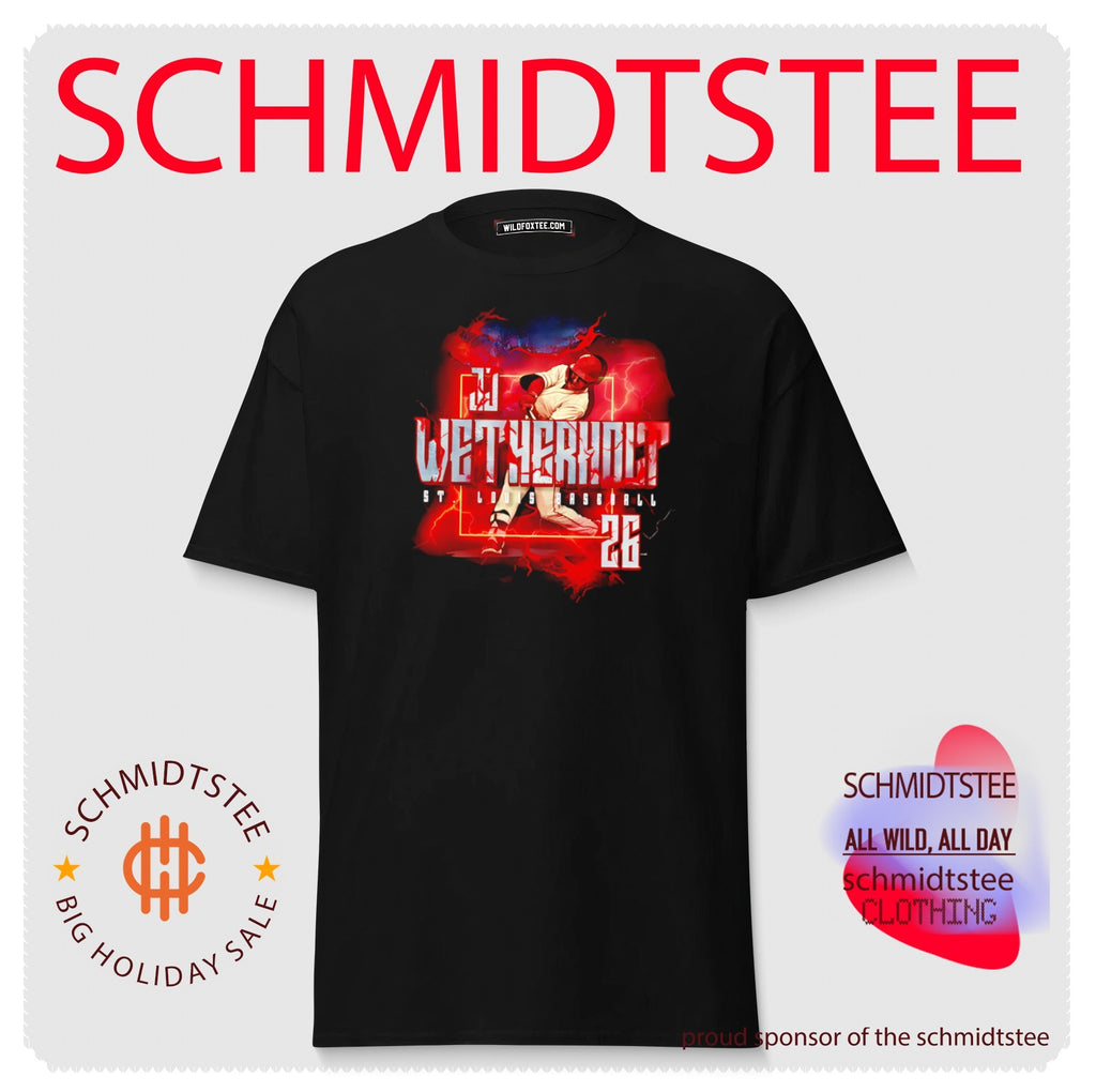 JJ Wetherholt St Louis Baseball 26 Lightning graphic shirt