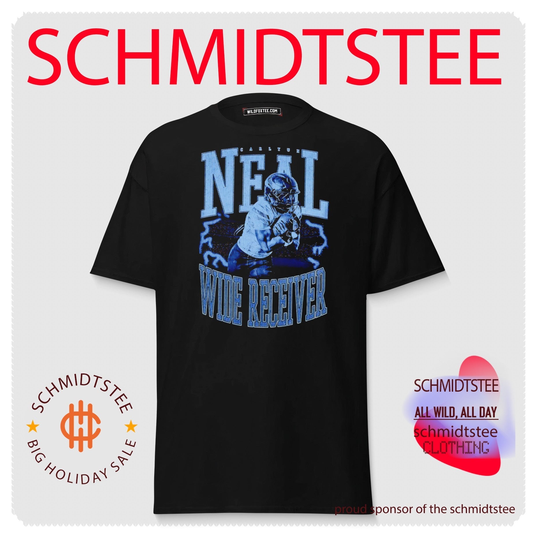 Carlyun Neal Wide Receiver football athlete shirt