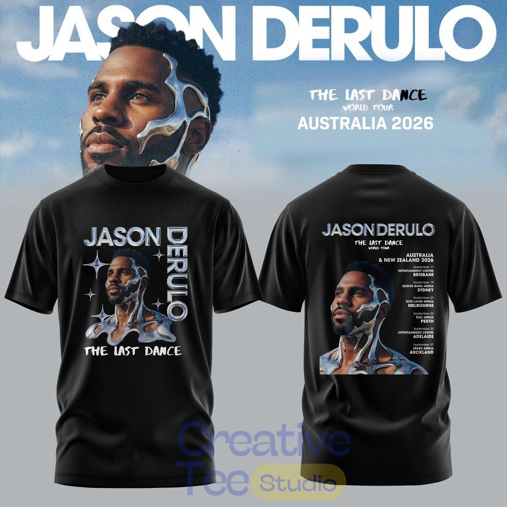 Jason Derulo The Last Dance World Tour 2026 AUS & NZ Shirt