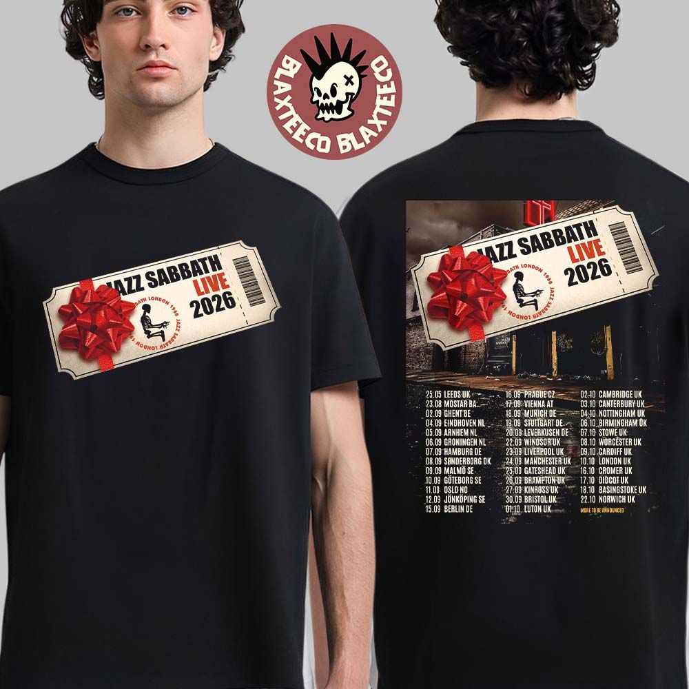 Jazz Sabbath Live 2026 UK And Europe Schedule Dates Two Sided T-Shirt