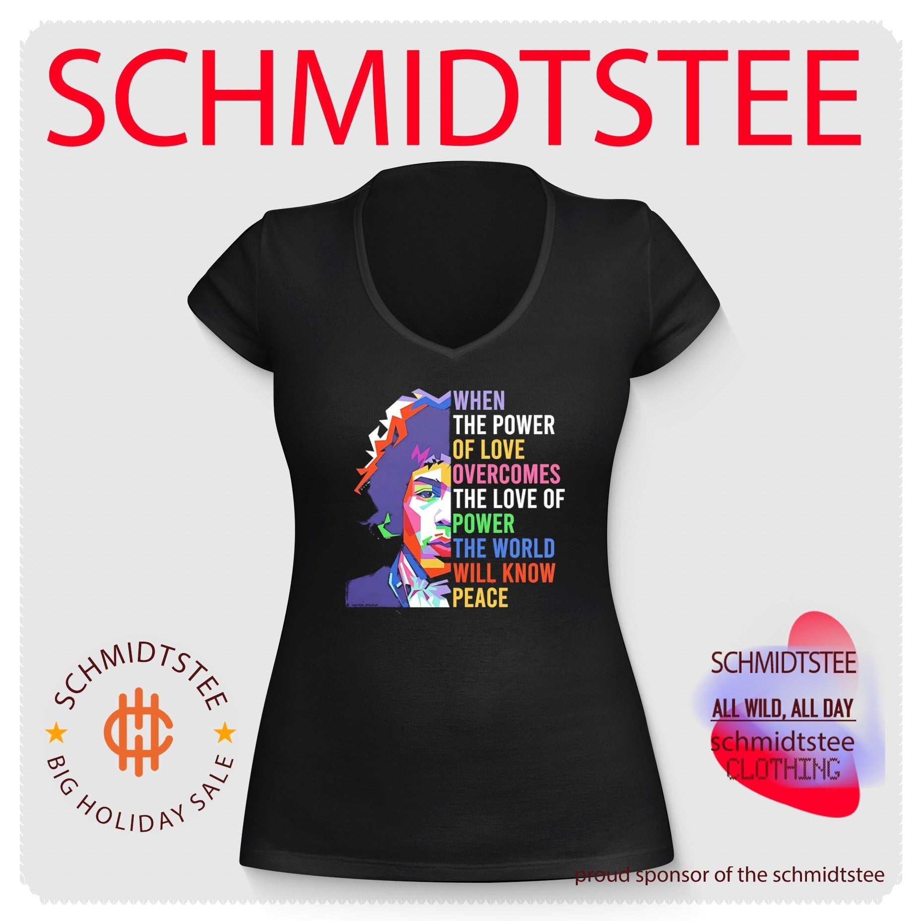 Jimi Hendrix when the power of love overcomes the love of power the world will know peace shirt