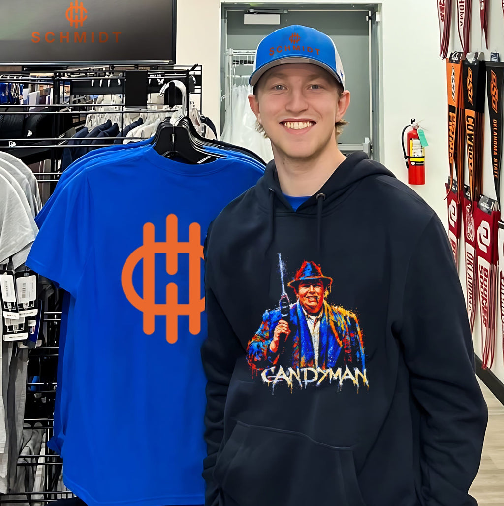 John Candy Candyman Distressed Mashup parody shirt