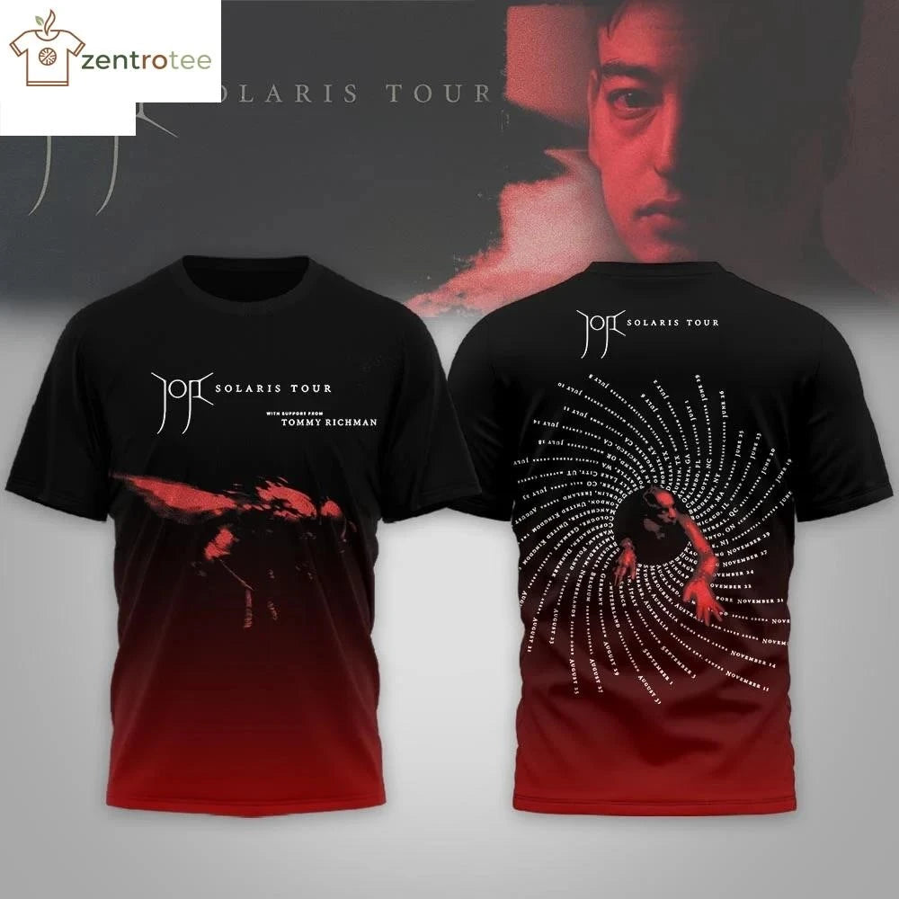 Joji Solaris Tour 2026 Tommy Richman tee