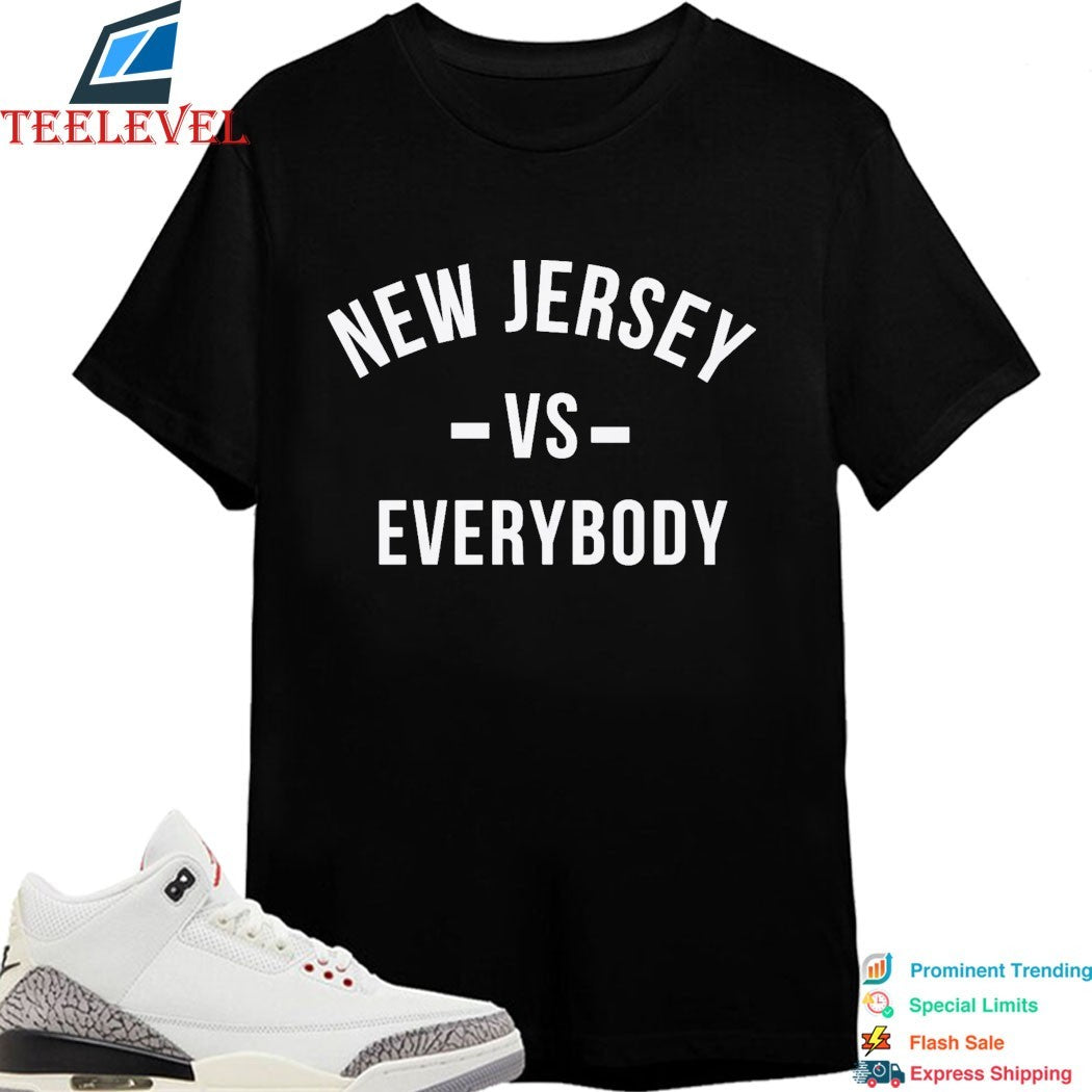 Jon Bon Jovi New Jersey Vs Everybody T-shirts