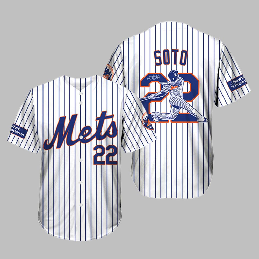 Juan Soto Mets Signature Jersey - Grishko.com