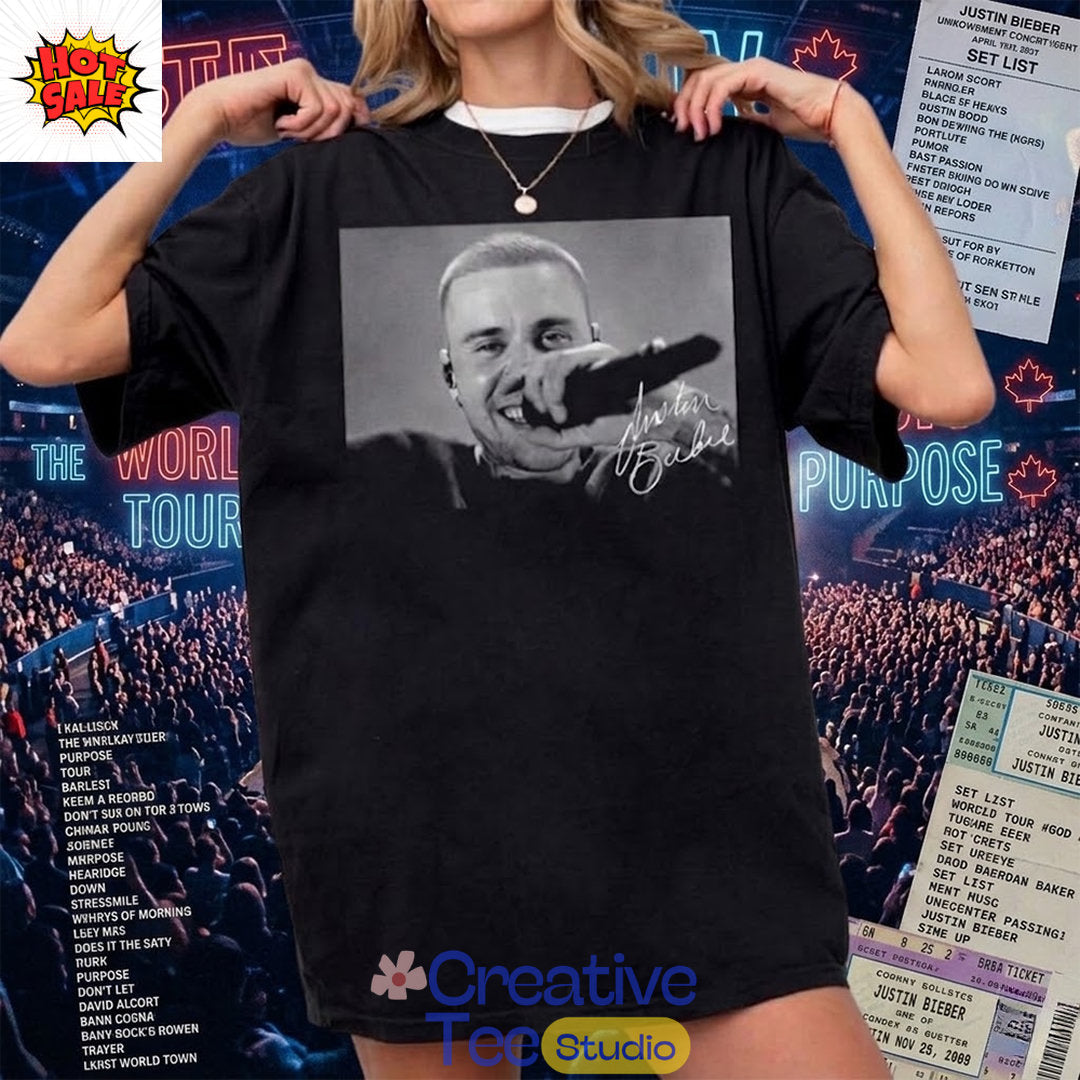 Justin Bieber Live Daisies T-Shirt 2026