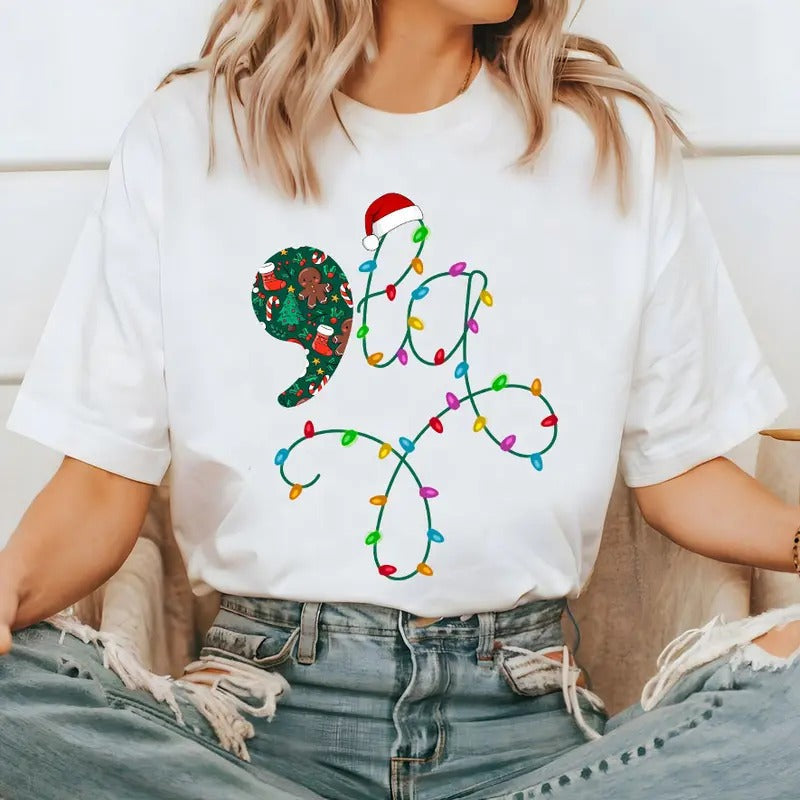 Kamala Harris Shirt Kamala La Shirt Kamala Merry 2024 Madam President Comma La Xmas Election 2024 T-Shirts