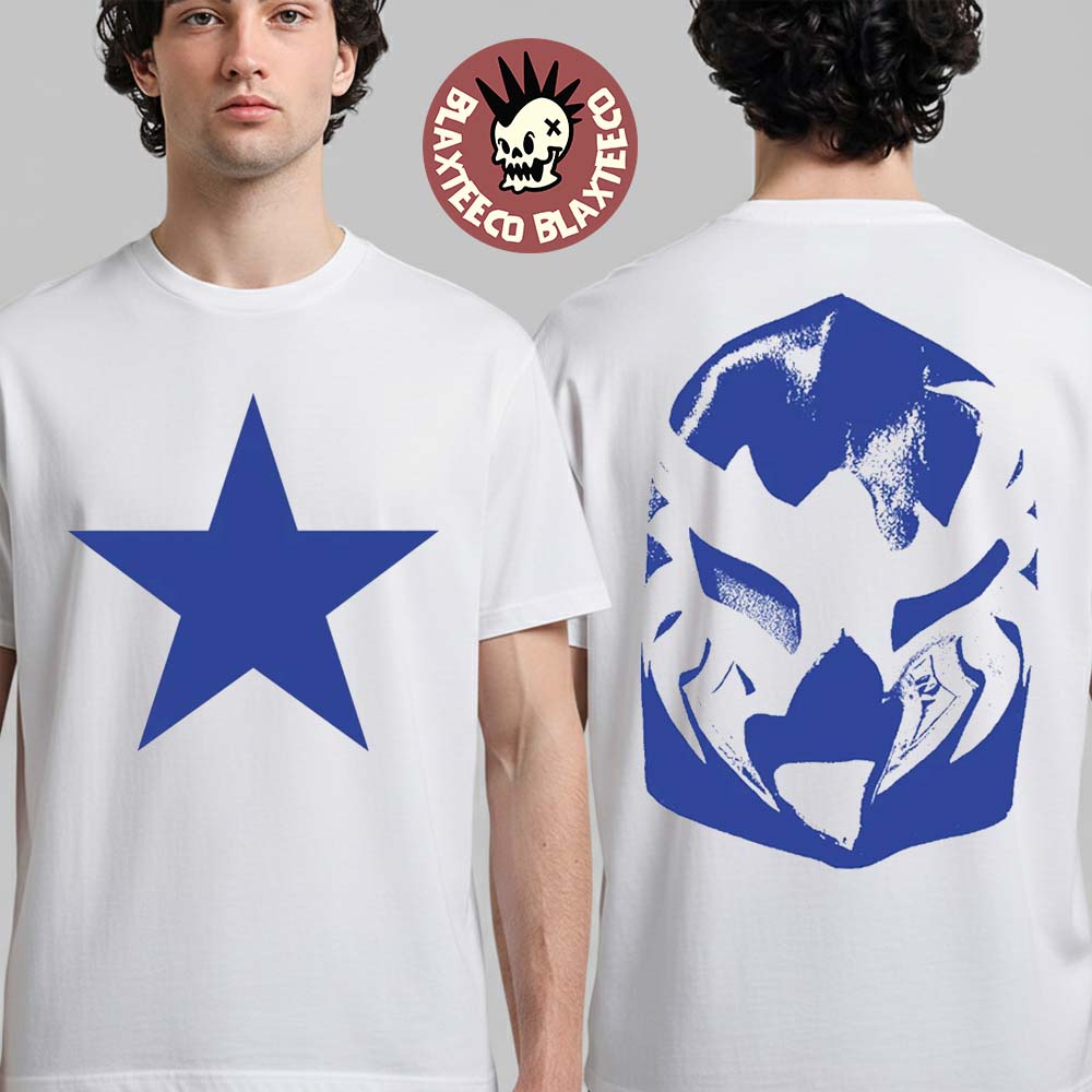 Kanye West Ye Live At Alamodome 2026 Merch Tee In San Antonio Texas 4th Of July Blue Mask T-Shirt