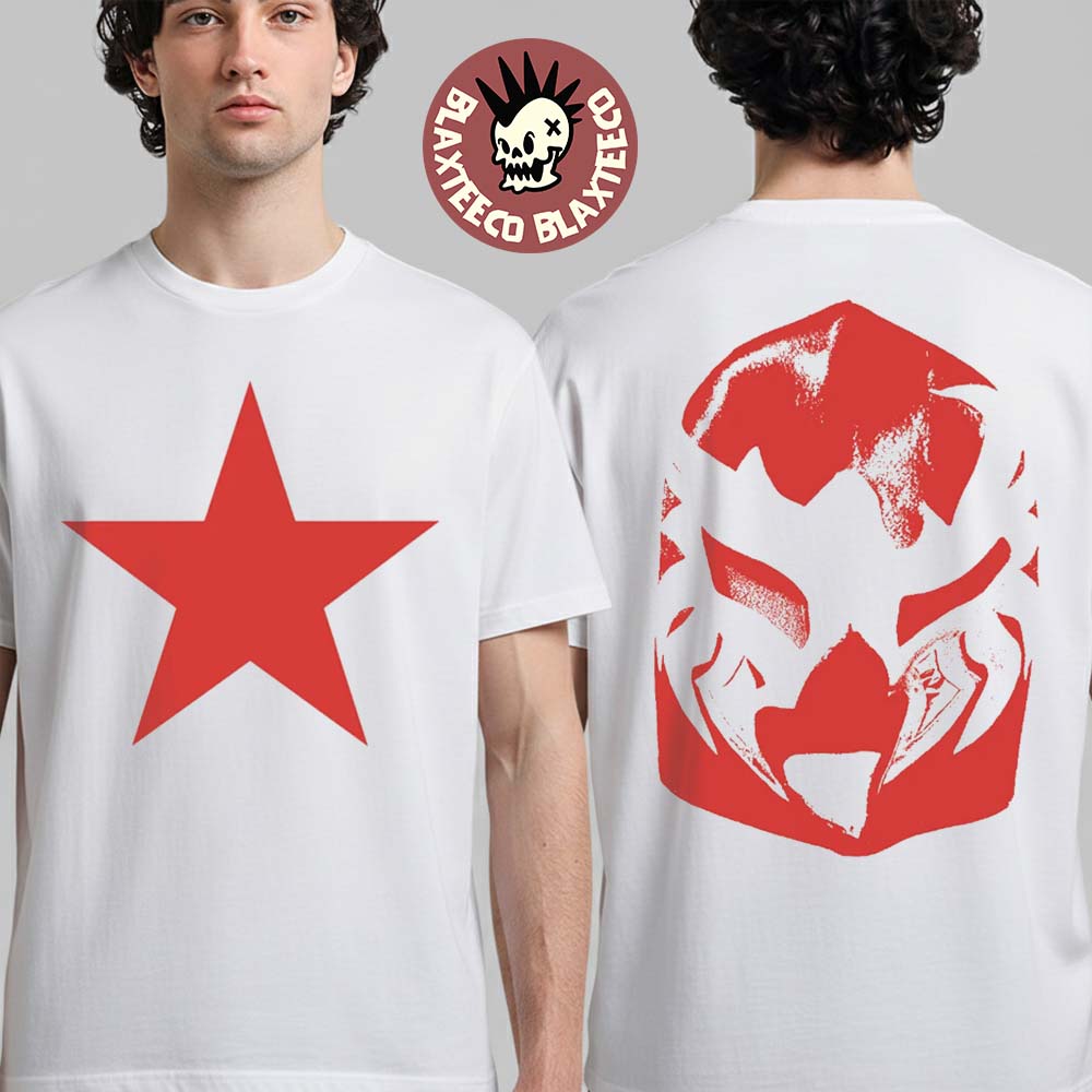 Kanye West Ye Live At Alamodome 2026 Merch Tee In San Antonio Texas 4th Of July Red Mask T-Shirt