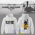 Karan Aujla P-Pop Culture World Tour Signature White Hoodie