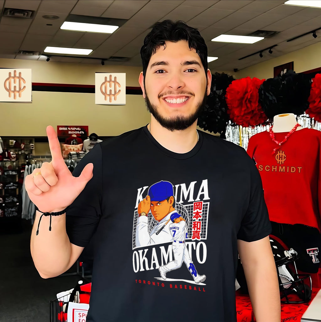 Kazuma Okamoto Toronto Blue Jays Anime Slugger shirt