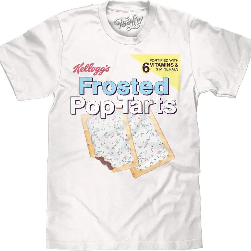 Kellogg'S Frosted Pop Tarts White T-Shirts