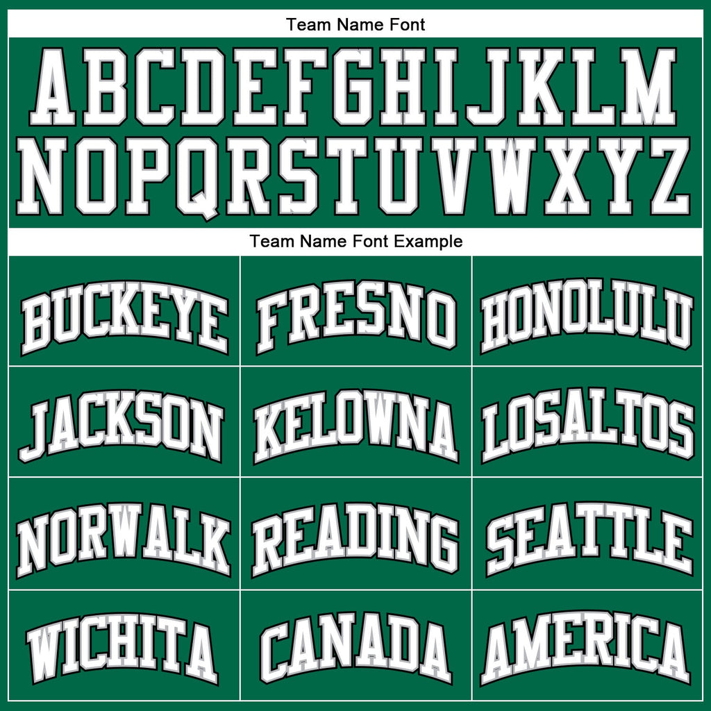 Custom Kelly Green White Pinstripe White Gray-Black Authentic Basketball Jersey