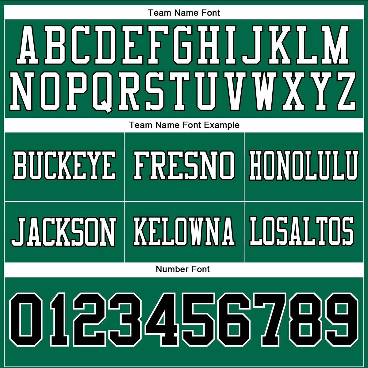Custom Kelly Green Black-White Authentic Football Jersey