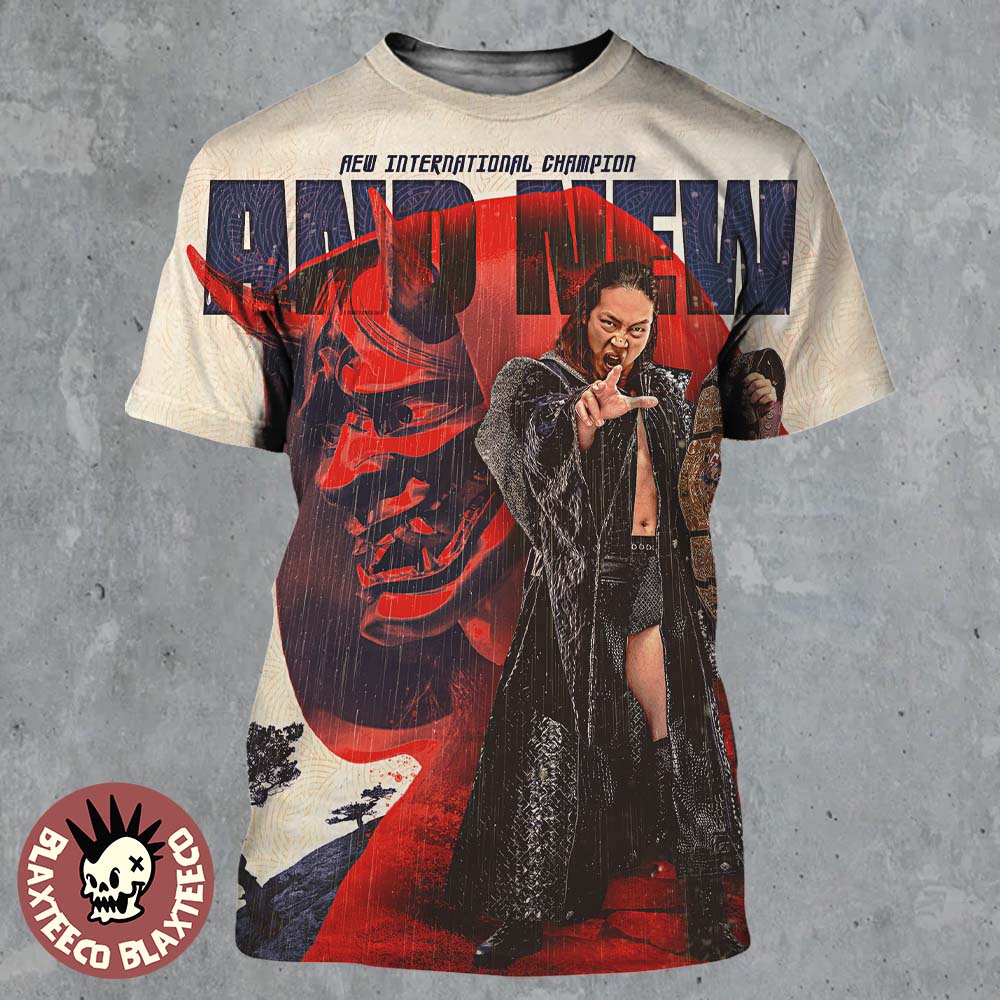 Konosuke Takeshita AND NEW AEW International Champion 2026 AEW Double Or Nothing All Over Print Shirt