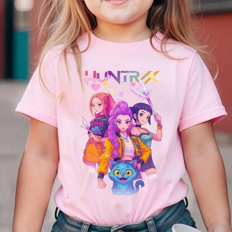 Kpop Huntrix Shirt Demon Hunters Shirt Saja Shirt Derpy Tiger Huntrix Anime Lover Saja Kpop Fan Art T-Shirts